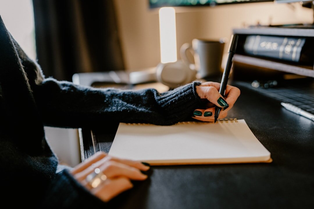 writer brainstorming ideas