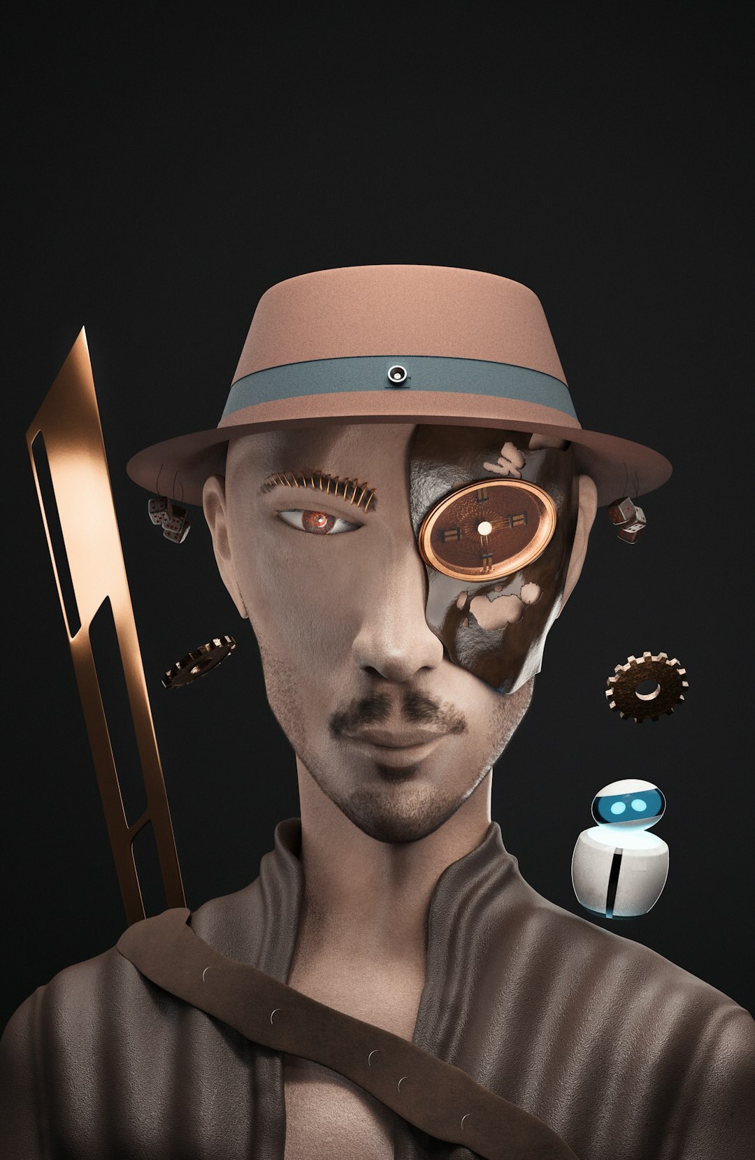 detective character illustration